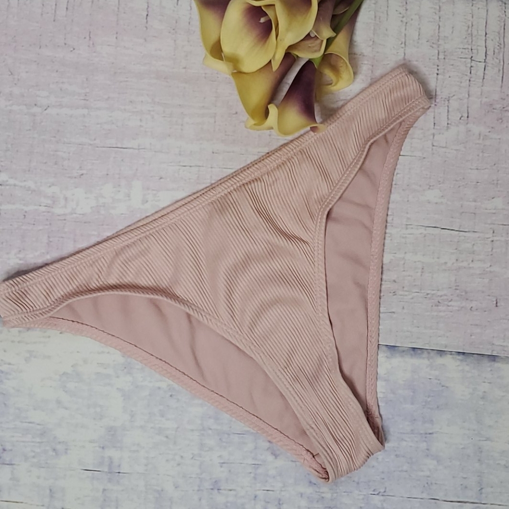Hot Kiss Ribbed Bikini Bottom - Picture 1 of 6